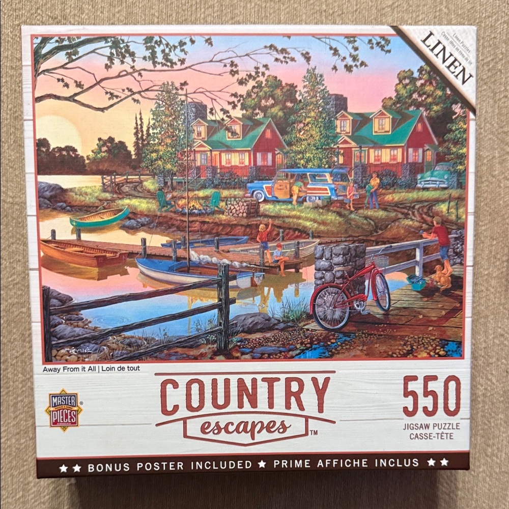 MasterPieces Country Escapes Jigsaw Puzzle - 550 Pieces